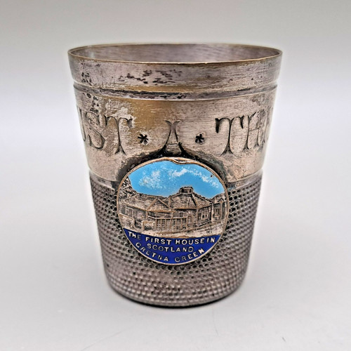 Antique just thimble silver - antique, a