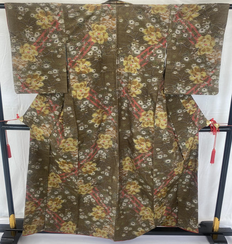 Japanese vintage kimono - kimono, silk