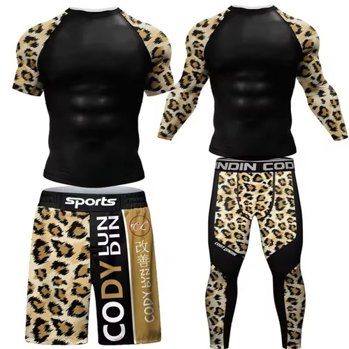 Leopard set compression - set, rash
