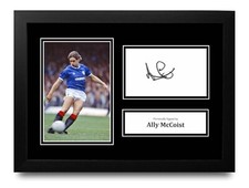 Ally McCoist Signed A4 Framed