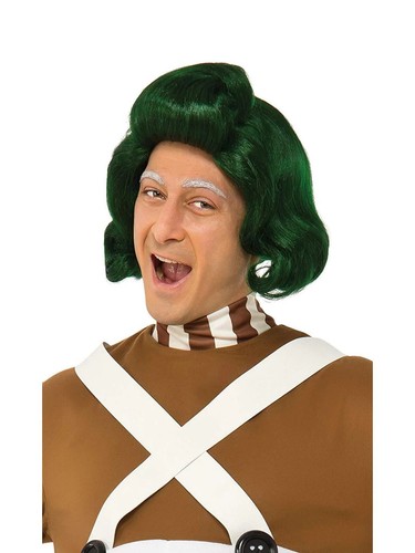 Oompa loompa wig adult - oompa,