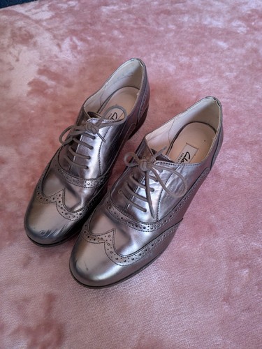 Clarks silver metallic womens - silver,