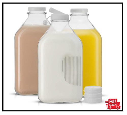 Joyjolt glass milk bottles - glass,