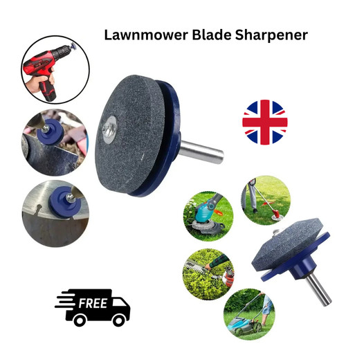 Lawnmower blade sharpener - lawnmower,