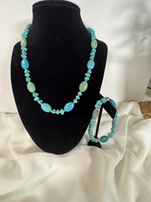 Vintage turquoise acrylic - turquoise,