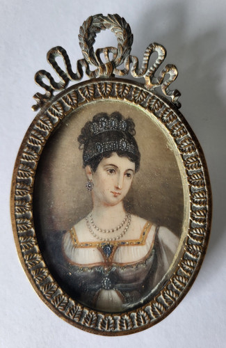 Late 19th century - 19th, miniature