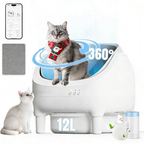 Automatic cat litter - cat,