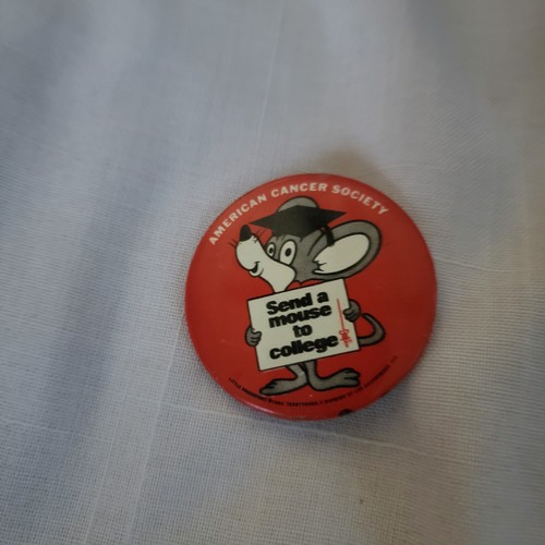 Vintage red american cancer - red,
