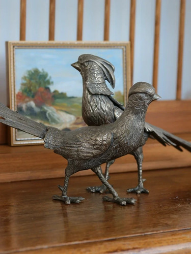 Vintage country estate pair - vintage,