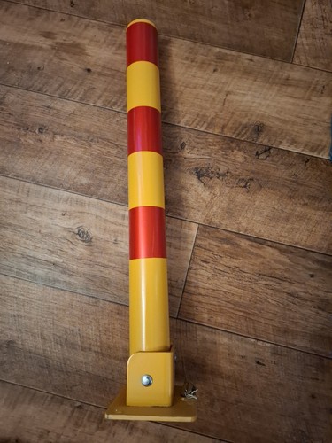 Folding parking post with - parking, keys