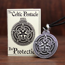 Pewter Celtic Pentacle