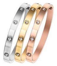Women Love Cuff Bracelets Gold