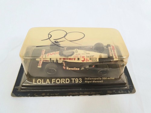 Nigel mansell signed 43 - f1, 1:43