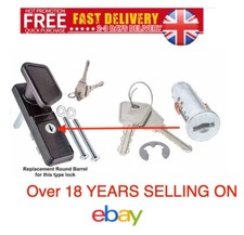 CARDALE Garage Door Lock ROUND BARREL EURO LOCKING T BAR SPARES PARTS WESSEX