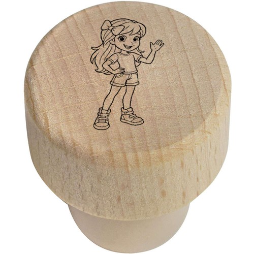 Girl cartoon character - cartoon, character'