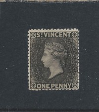 ST VINCENT 1872-75 1d BLACK