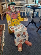 Antique Wooden French Clown