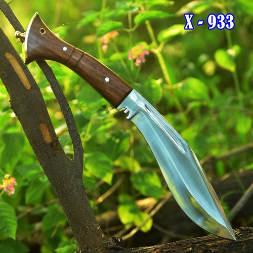 Damascus fixed blade - blade, bowie