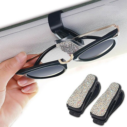 Bling rhinestone car sun - 2x,