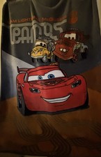 Cosy Disney ‘Cars’ Plush Throw/Fleece Blanket, 135x200cm, Preloved, VGC