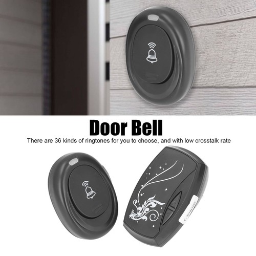 Wireless doorbell with led - with,
