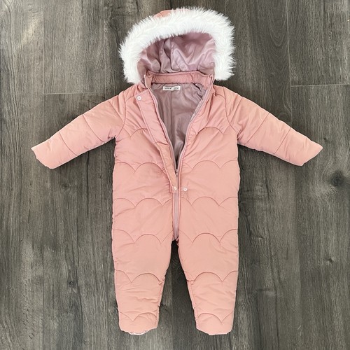Shein girls hooded snowsuit - shein,