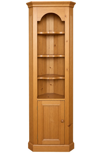 Solid waxed pine corner - waxed, unit