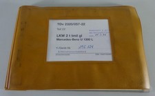 Deadline booklet TDv Bundeswehr Mercedes-Benz Unimog U 1300 L 2 T TMIL GL 6/1995