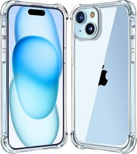 Case For iPhone 16 15 14 Pro Max Plus 13 11 12 7 8 Clear Cover Shockproof Phone