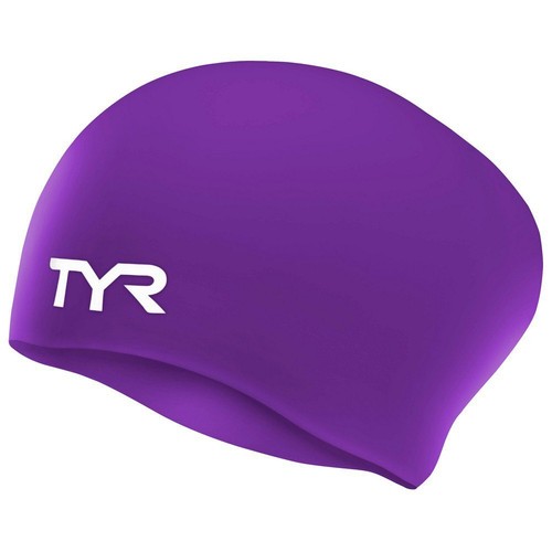 Tyr long hair swim cap - long,
