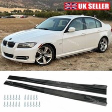 Side Skirt Splitter Spoiler Lip Diffuser Canard For BMW 3 Series E90 E91 E92 E93