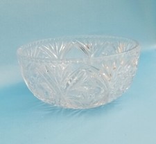 Heavy Lead Crystal Cut Glass
