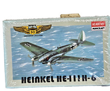 Heinkel He-111H-6 WWII Bomber Model 4408 Academy Minicraft 1/144 Scale Boxed.