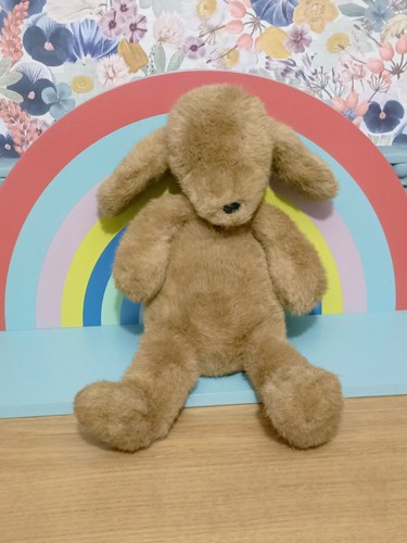 Sleeping plush dog - plush,