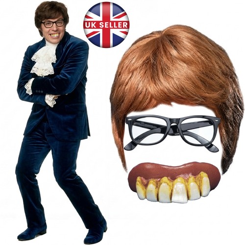 60s mens austin powers groovy - austin,