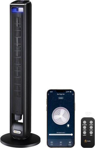 Smart tower fan blows cold - smart,