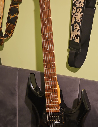 Rich electric guitar black - bc,