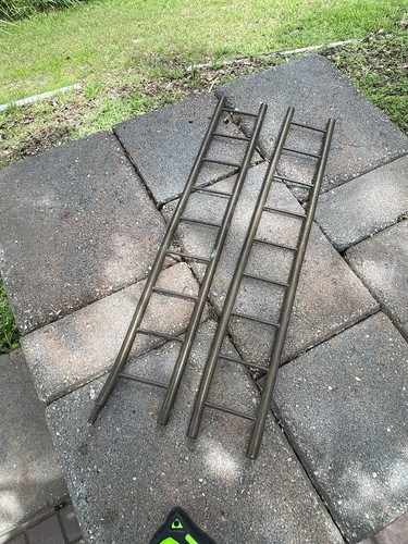 Antique brass hollow ladder - antique,