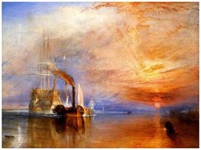 The Fighting Temeraire Tugged to Last Berth by Joseph Turner Giclee Canvas Print