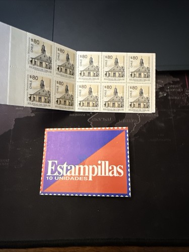 Chile stamp booklets books - chile, 2