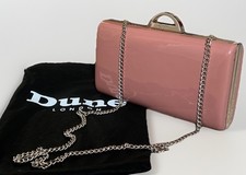 DUNE CLUTCH BAG PATENT GOLD