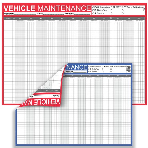 Vehicle maintenance planner - vehicle,