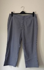 Navy gingam pedal - m&s,