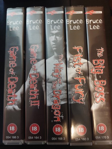 Bruce lee vhs video tapes - tapes, set