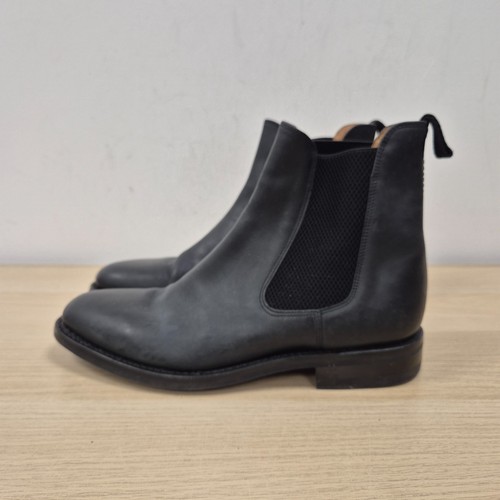 Loake hickstead black - loake, leather