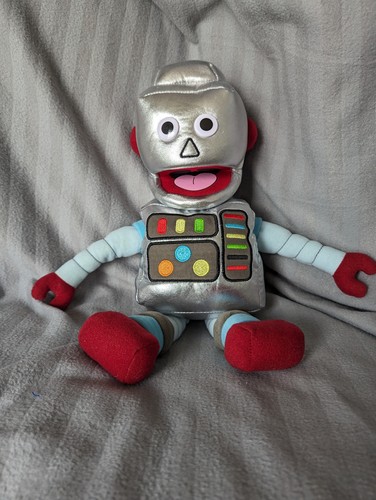 Silly puppets silver and red - and,