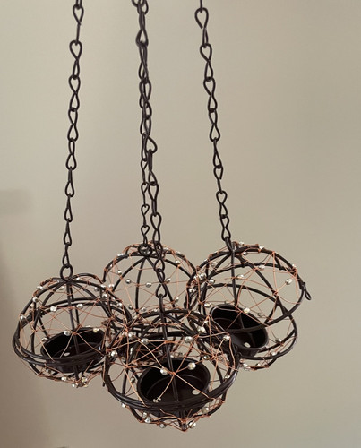 Hanging battery tea light - hanging,