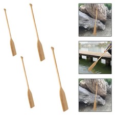 Wooden Canoe Paddle for Training Lightweight Sturdy with Protective Varnish