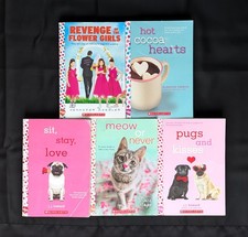 Lot Of 5 Wish Books Meow Never Pugs Kisses Hot Cocoa Hearts Sit Stay Revenge Of