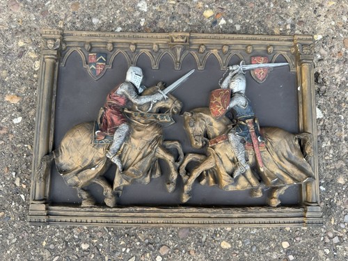 Knights jousting retro 1970s - jousting,